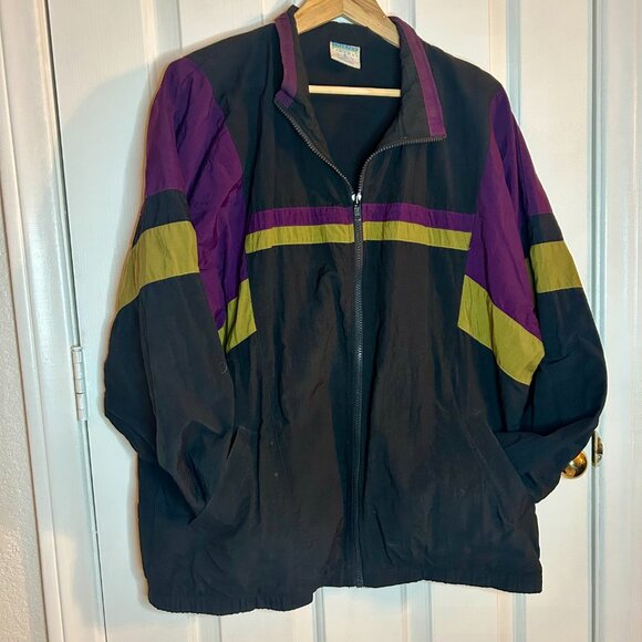 Vintage Varsity Style Windbreaker - Picture 2 of 8